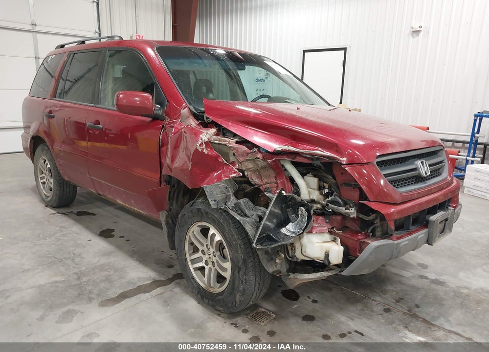 2004 HONDA PILOT EX VIN: 2HKYF18524H619683