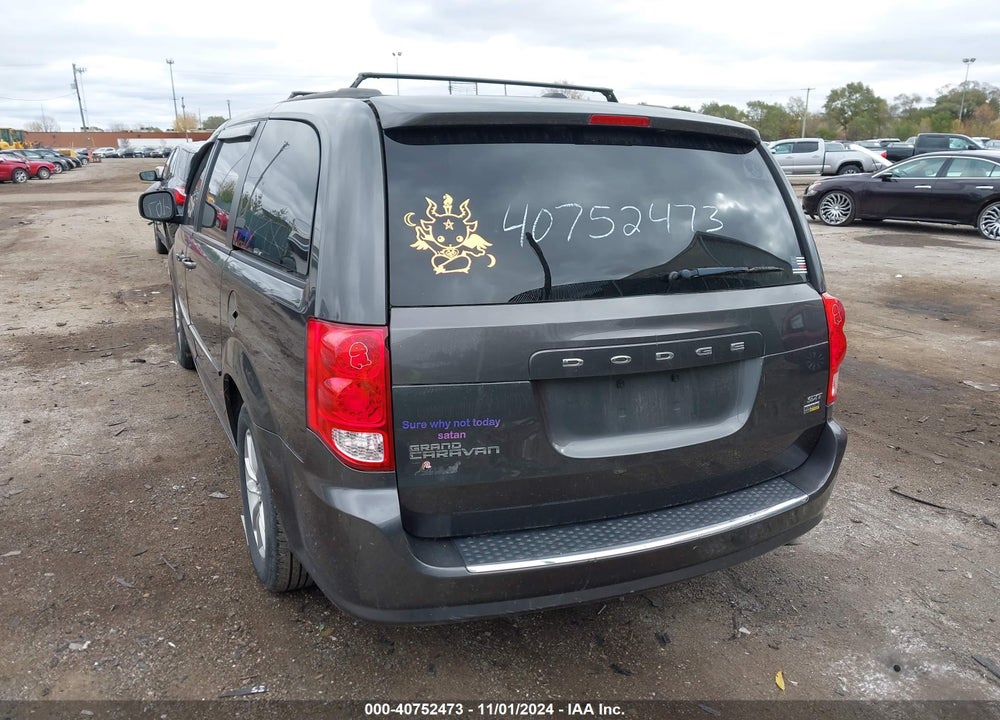 2016 DODGE GRAND CARAVAN SXT VIN: 2C4RDGCG7GR388048