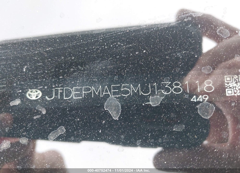 2021 TOYOTA COROLLA LE VIN: JTDEPMAE5MJ138118