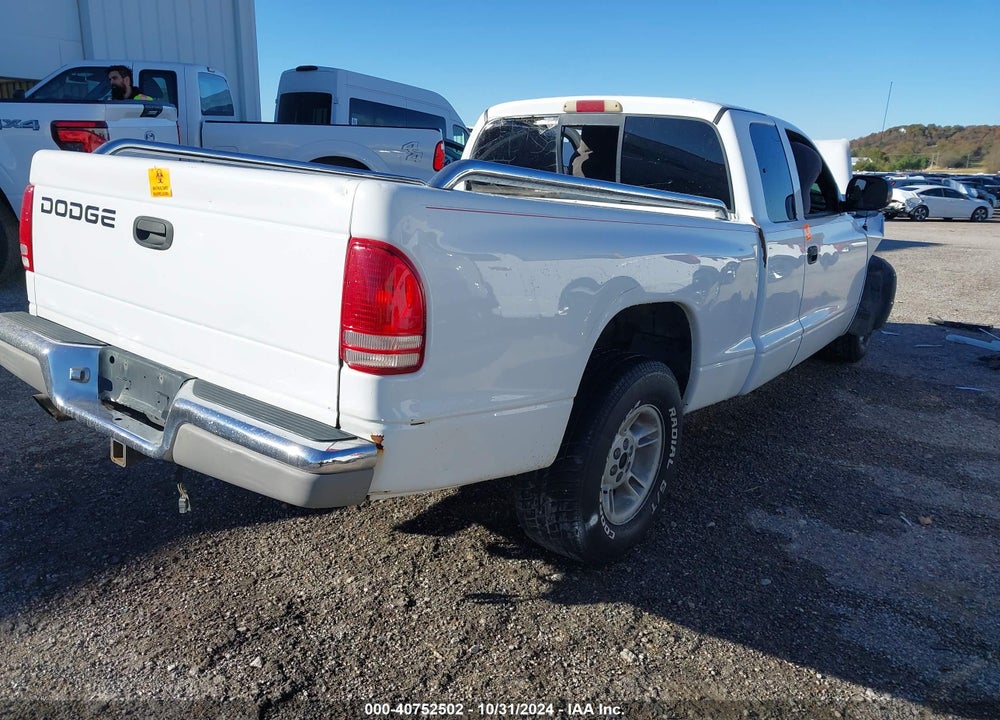 2000 DODGE DAKOTA SLT/SPORT VIN: 1B7GL22N2YS638728