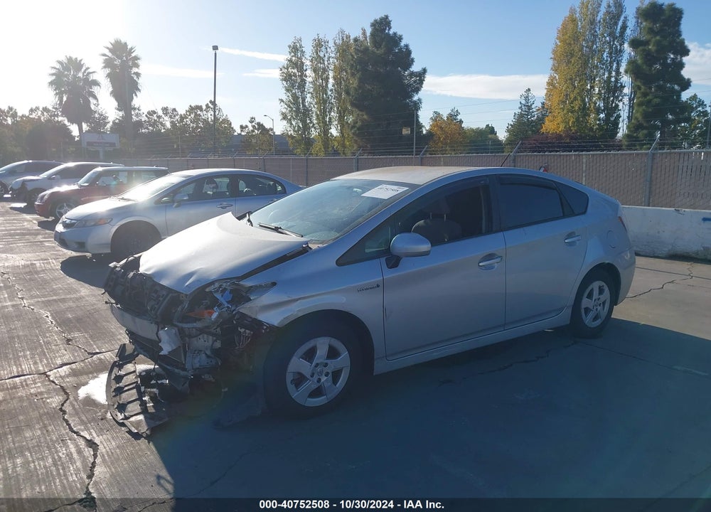 2011 TOYOTA PRIUS THREE VIN: JTDKN3DU1B0286789