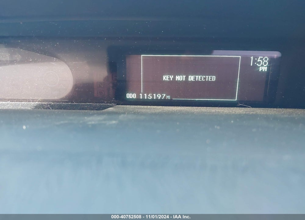 2011 TOYOTA PRIUS THREE VIN: JTDKN3DU1B0286789