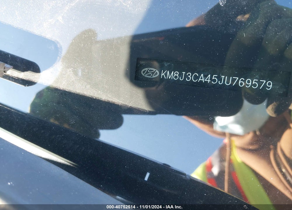 2018 HYUNDAI TUCSON SEL VIN: KM8J3CA45JU769579