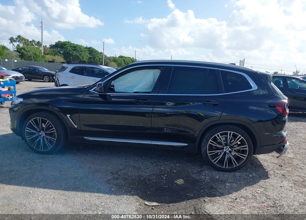 2022 BMW X3 SDRIVE30I VIN: 5UX43DP00N9K99965