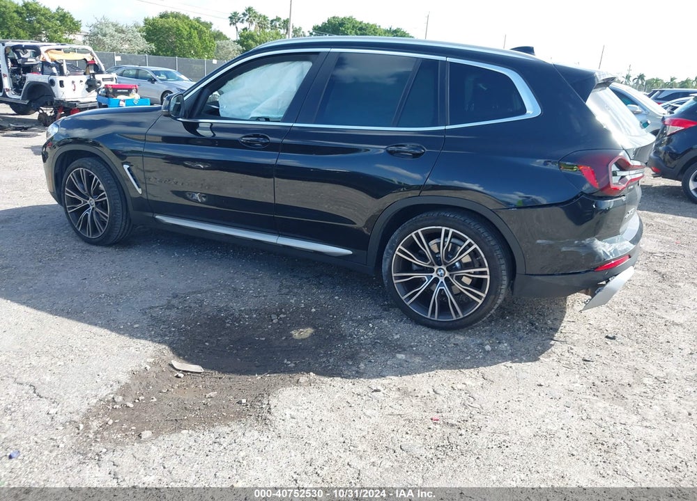 2022 BMW X3 SDRIVE30I VIN: 5UX43DP00N9K99965