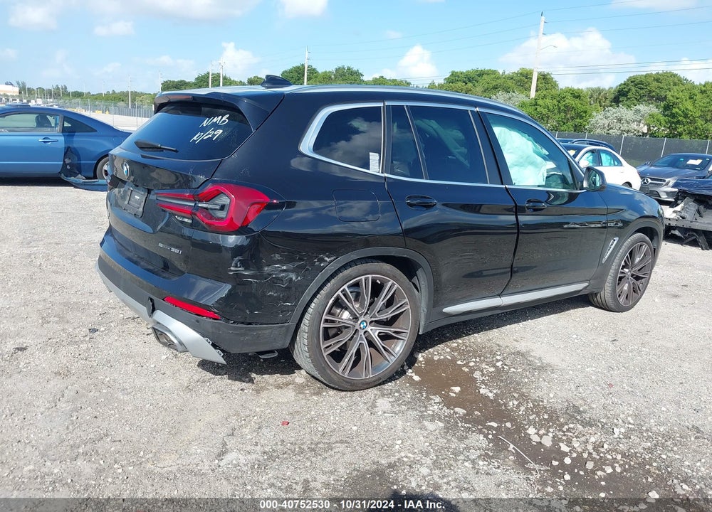 2022 BMW X3 SDRIVE30I VIN: 5UX43DP00N9K99965