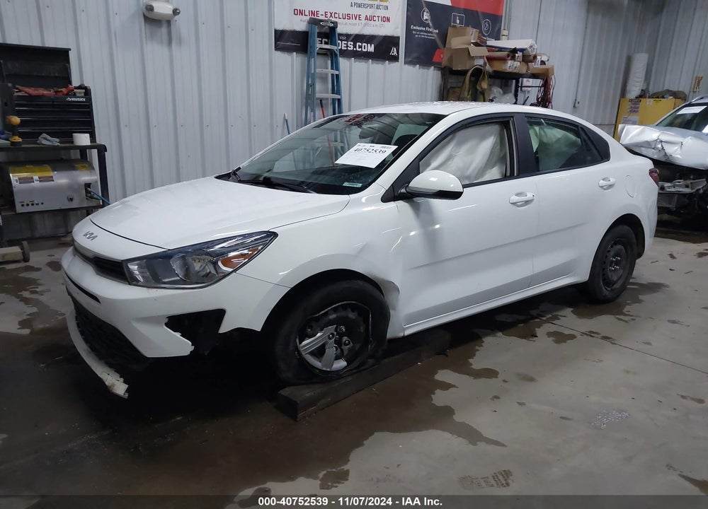 2022 KIA RIO LX VIN: 3KPA24AD6NE479613