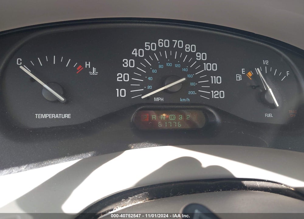 1999 BUICK CENTURY LIMITED VIN: 2G4WY52M1X1568493