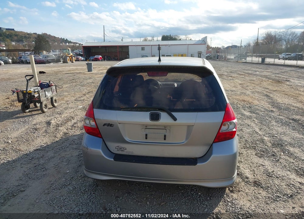 2008 HONDA FIT SPORT VIN: JHMGD37638S064028