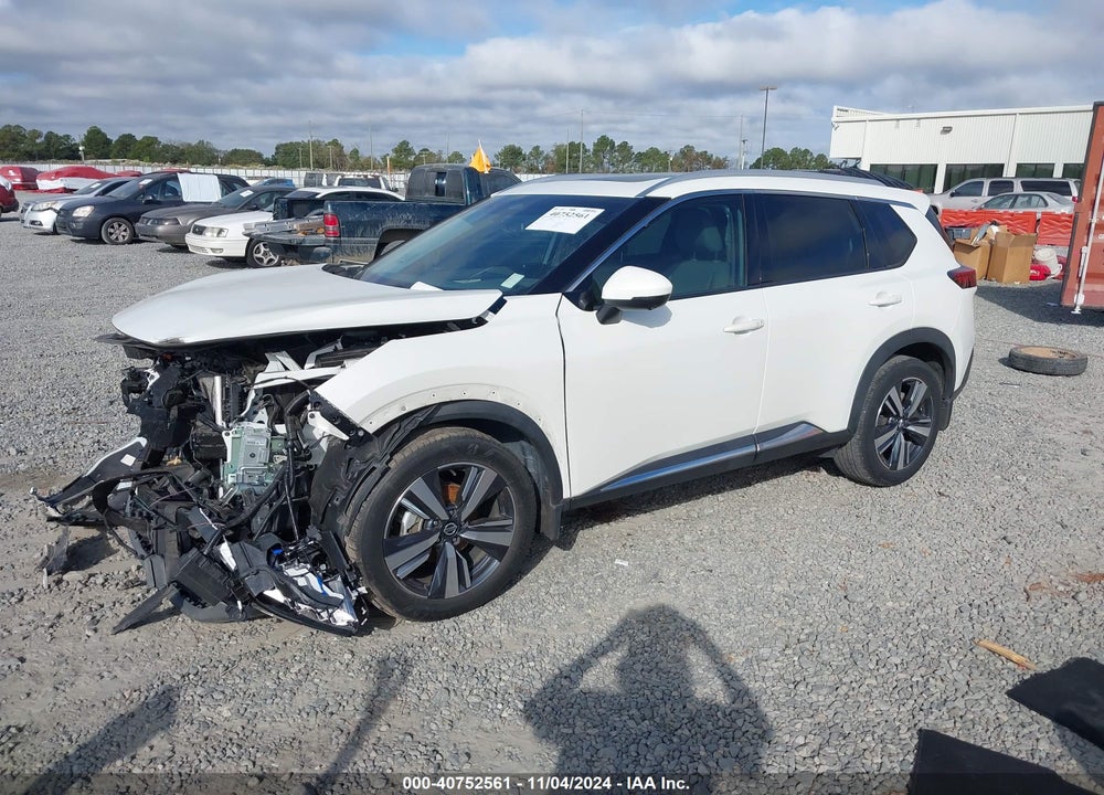 2021 NISSAN ROGUE SL FWD VIN: 5N1AT3CA9MC741586