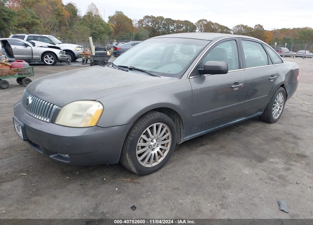 2005 MERCURY MONTEGO PREMIER VIN: 1MEHM43175G605911