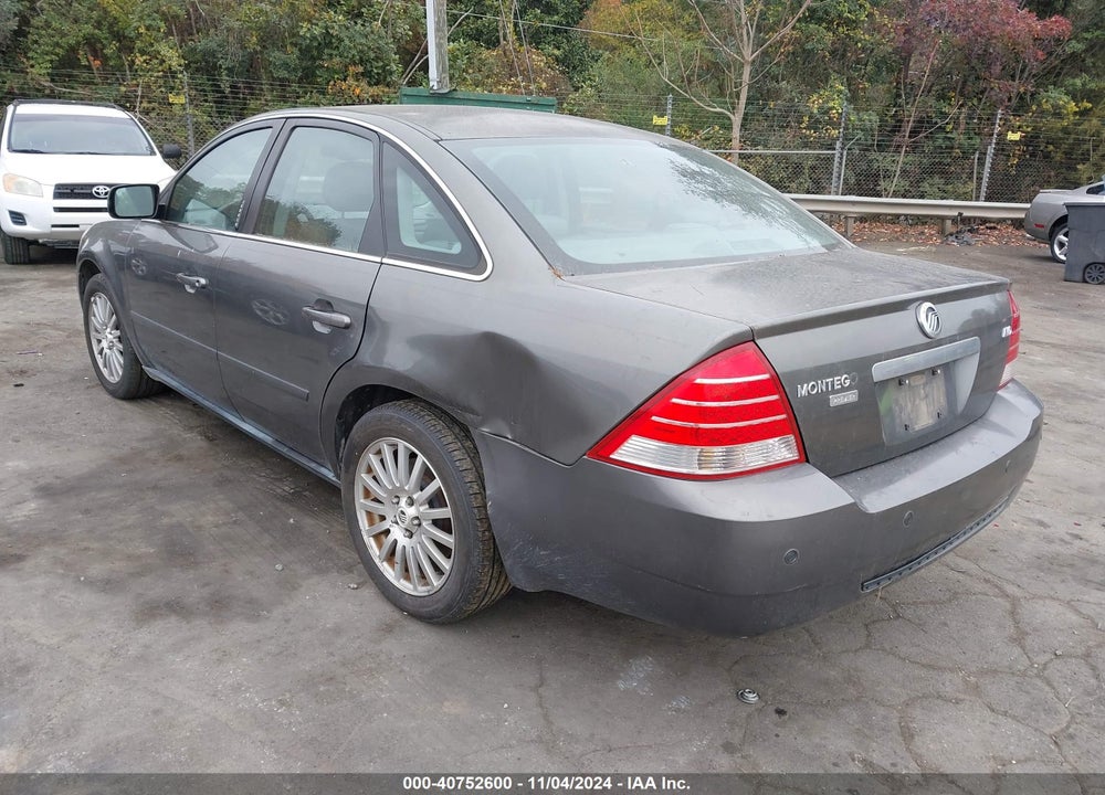 2005 MERCURY MONTEGO PREMIER VIN: 1MEHM43175G605911