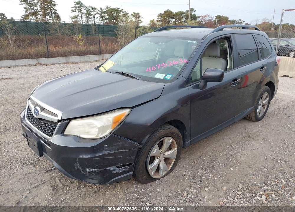 2015 SUBARU FORESTER 2.5I PREMIUM VIN: JF2SJADC9FH460902