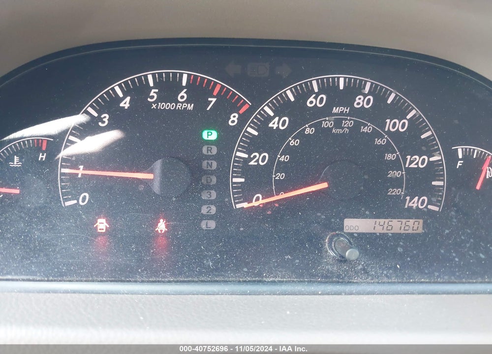2005 TOYOTA CAMRY LE VIN: 4T1BE32K75U501862