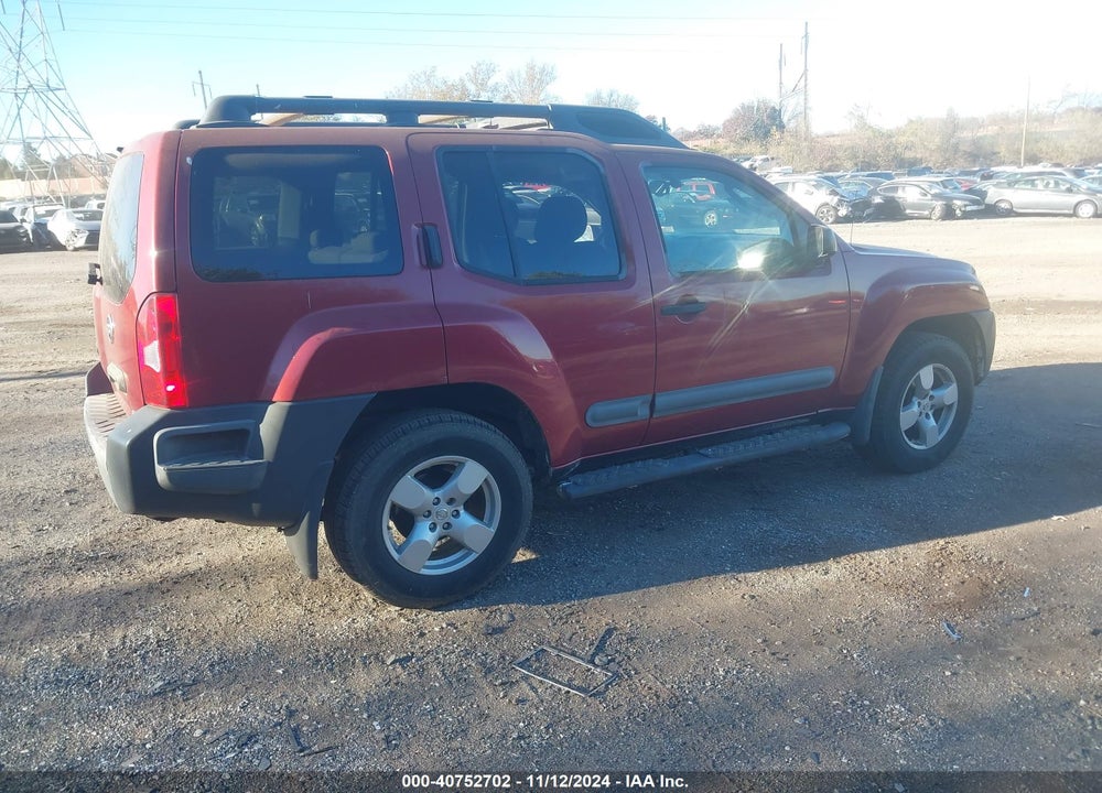 2005 NISSAN XTERRA SE VIN: 5N1AN08W55C620231