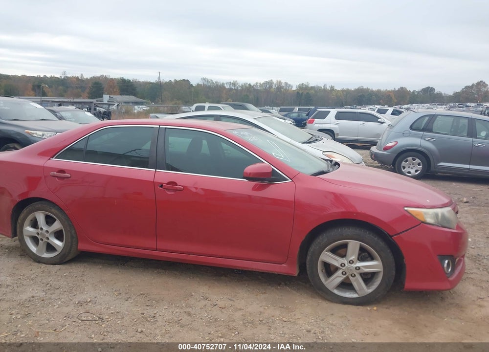 2012 TOYOTA CAMRY SE VIN: 4T1BF1FK3CU611624