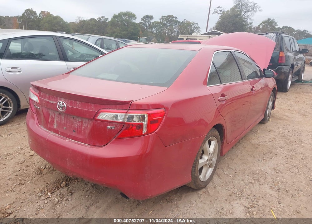 2012 TOYOTA CAMRY SE VIN: 4T1BF1FK3CU611624