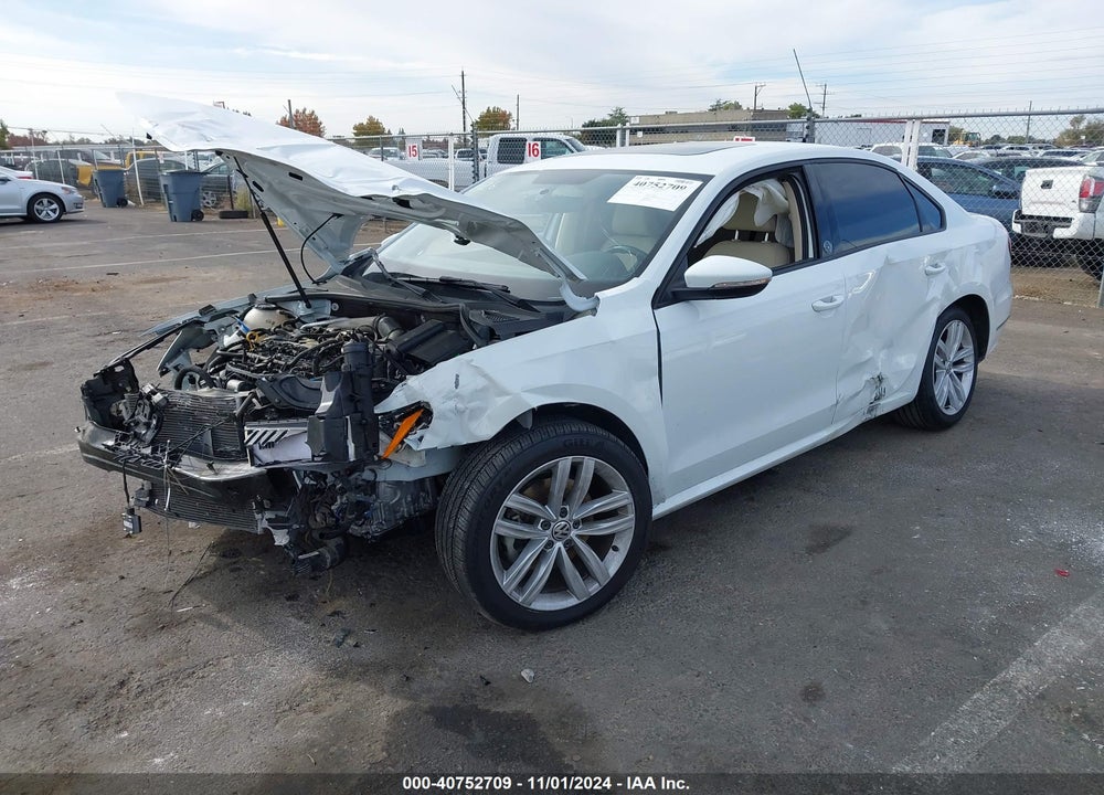 2019 VOLKSWAGEN PASSAT 2.0T WOLFSBURG EDITION VIN: 1VWLA7A33KC007115