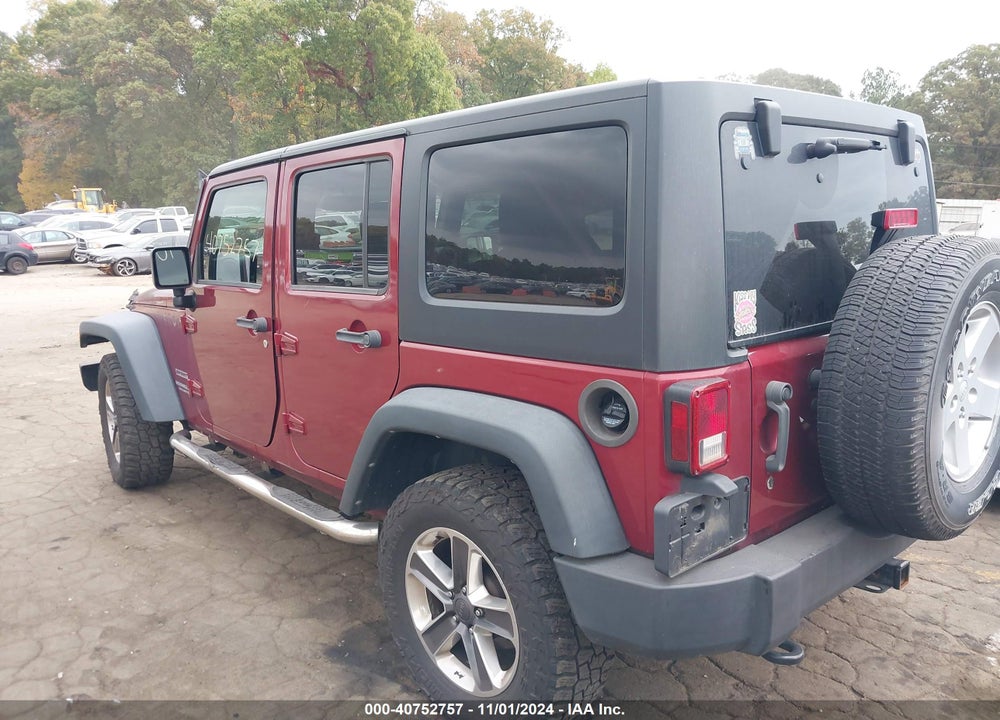 2013 JEEP WRANGLER UNLIMITED SPORT VIN: 1C4BJWDGXDL607026