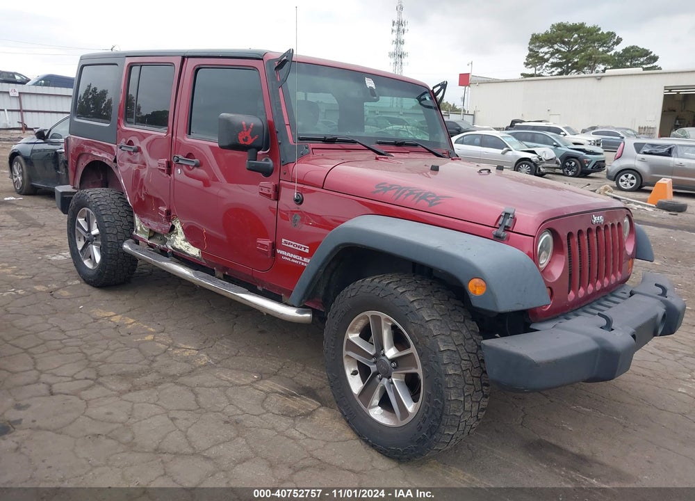 2013 JEEP WRANGLER UNLIMITED SPORT VIN: 1C4BJWDGXDL607026