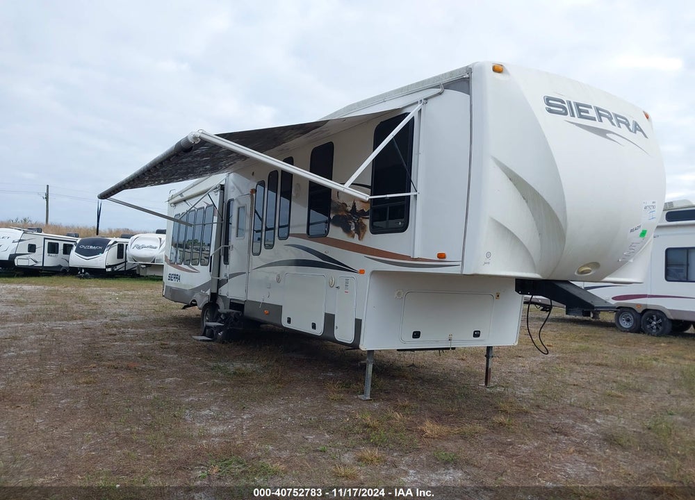 2012 FOREST RIVER SIERRA TRAVEL TRAILER VIN: 4X4FSEK29CJ036682