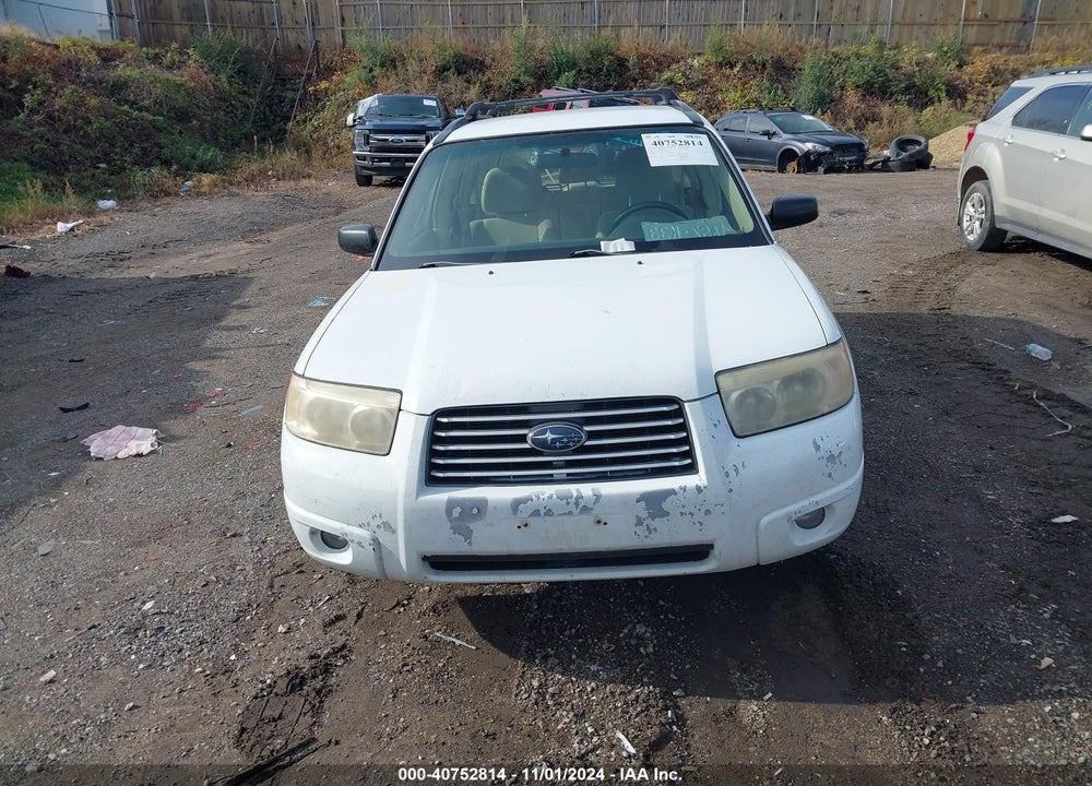 2007 SUBARU FORESTER 2.5X VIN: JF1SG63617H709111
