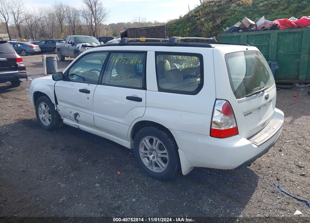2007 SUBARU FORESTER 2.5X VIN: JF1SG63617H709111