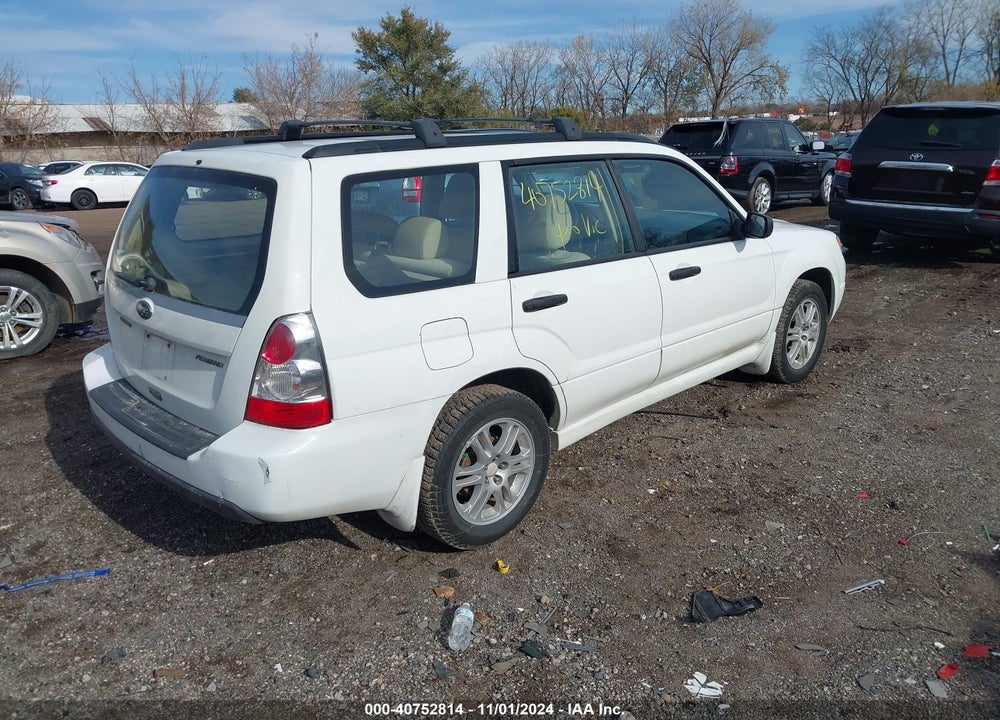2007 SUBARU FORESTER 2.5X VIN: JF1SG63617H709111