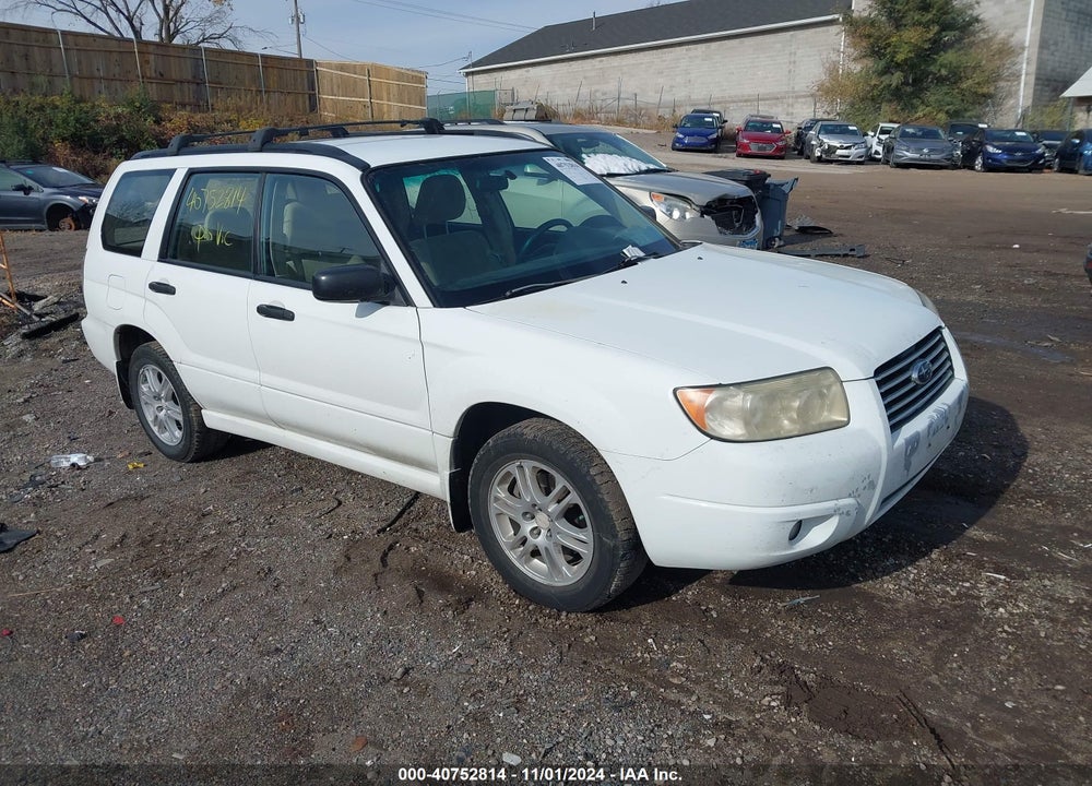 2007 SUBARU FORESTER 2.5X VIN: JF1SG63617H709111