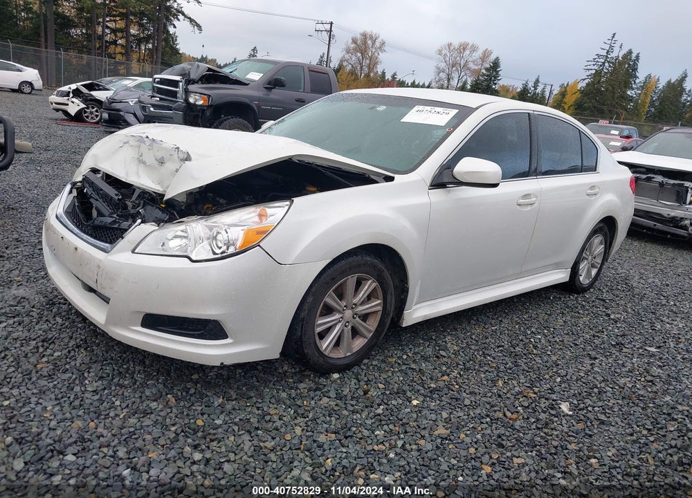 2010 SUBARU LEGACY VIN: 4S3BMBB67A3222397