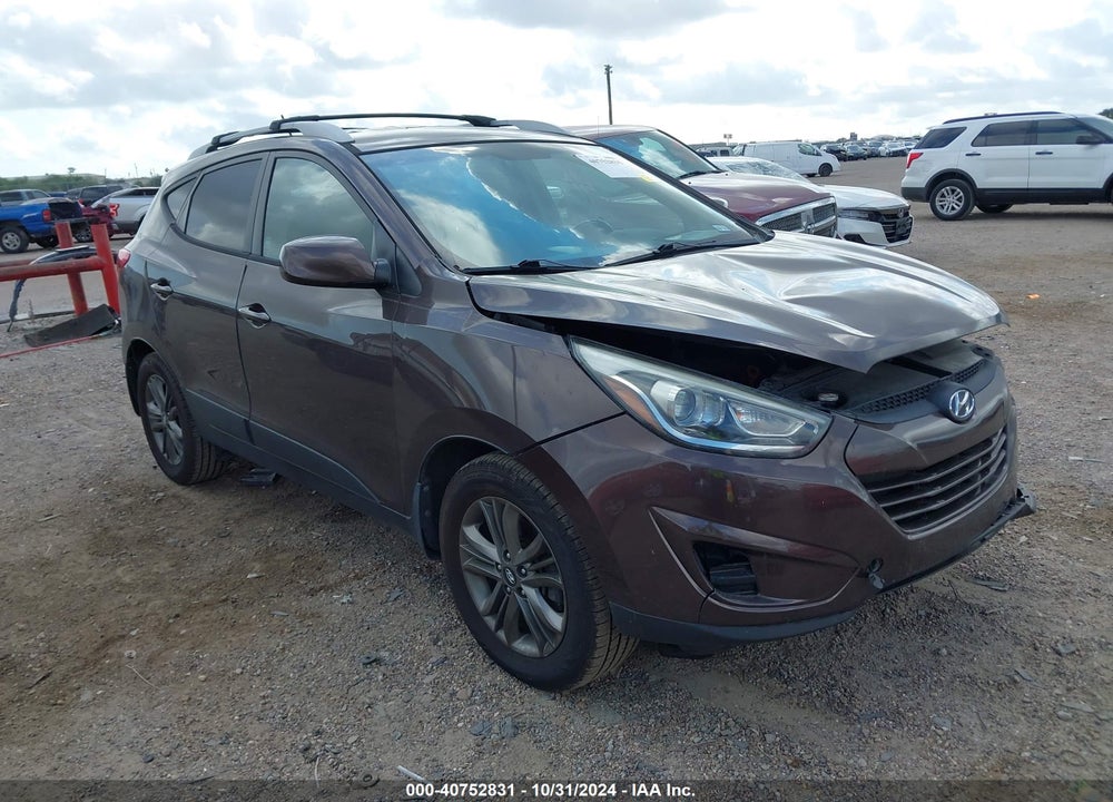 2014 HYUNDAI TUCSON SE VIN: KM8JUCAG2EU916275