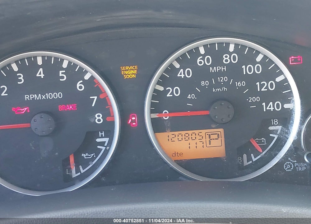 2006 NISSAN XTERRA SE VIN: 5N1AN08U46C549894