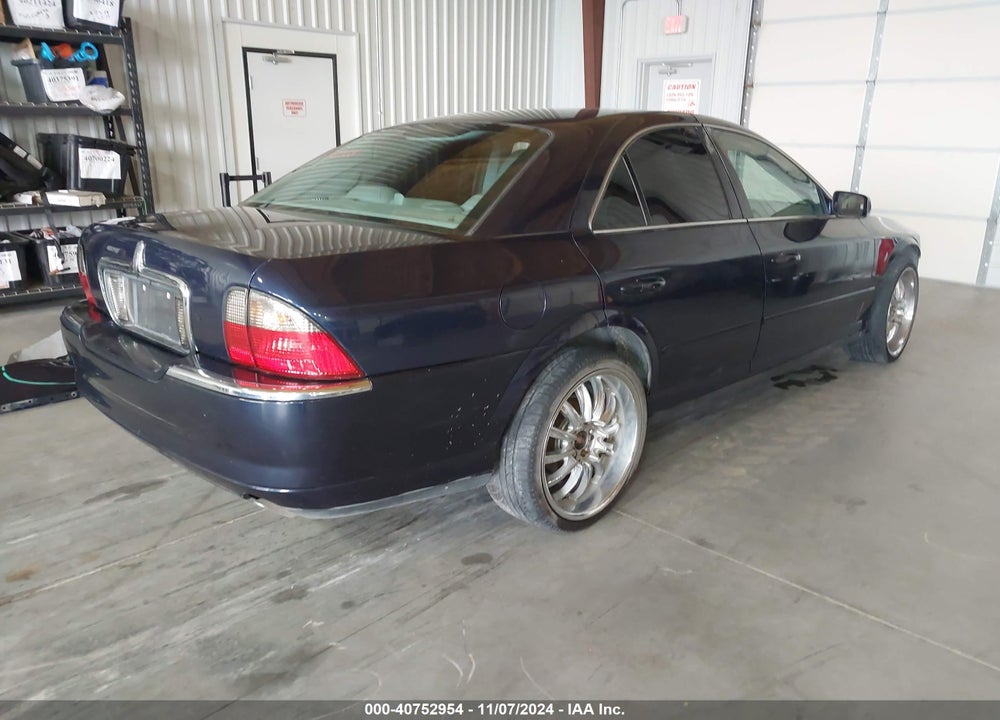 2004 LINCOLN LS V6 VIN: 1LNHM86S64Y608817