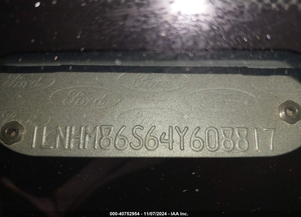 2004 LINCOLN LS V6 VIN: 1LNHM86S64Y608817
