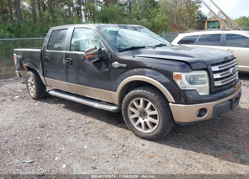 2014 FORD F-150 KING RANCH VIN: 1FTFW1EF1EKE77186