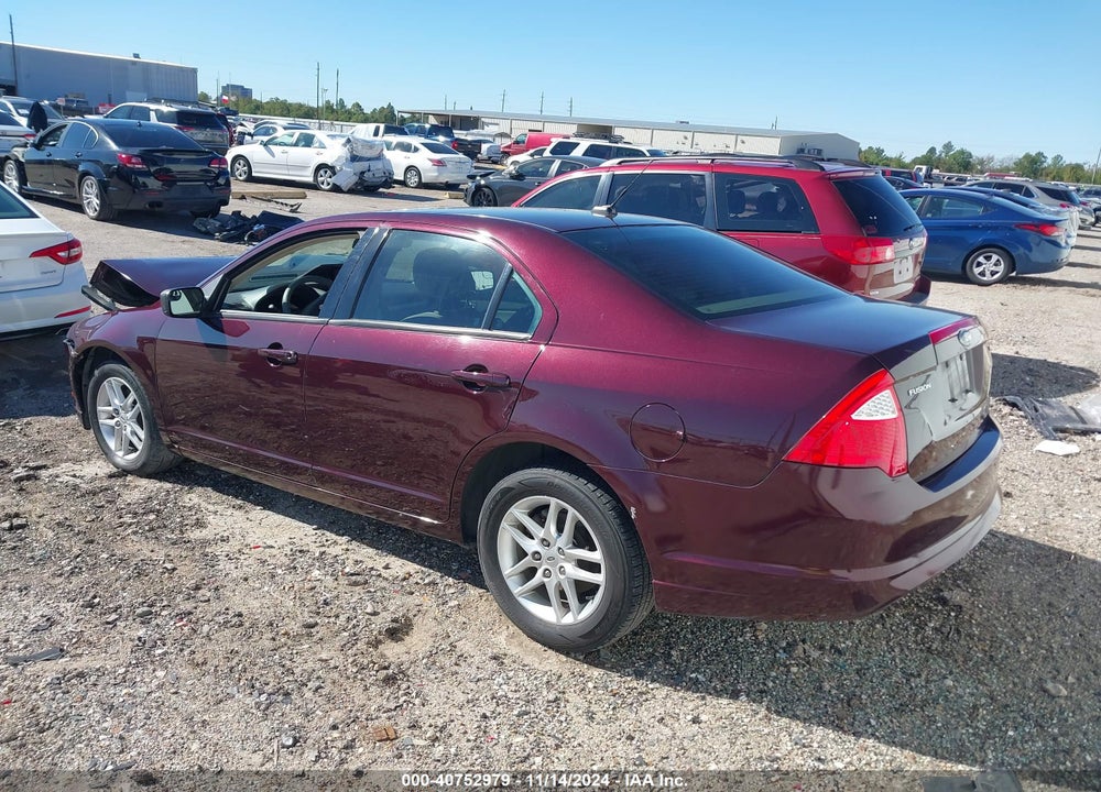 2011 FORD FUSION S VIN: 3FAHP0GA6BR114218