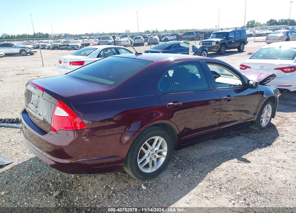 2011 FORD FUSION S VIN: 3FAHP0GA6BR114218