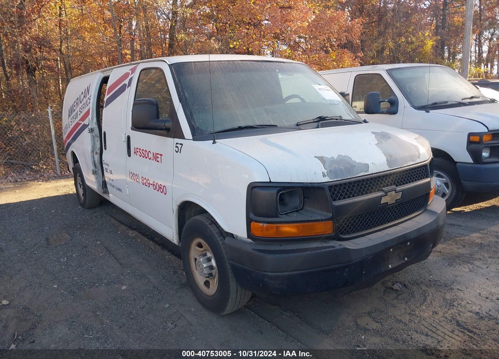 2011 CHEVROLET EXPRESS 2500 WORK VAN VIN: 1GCWGGBA2B1186870