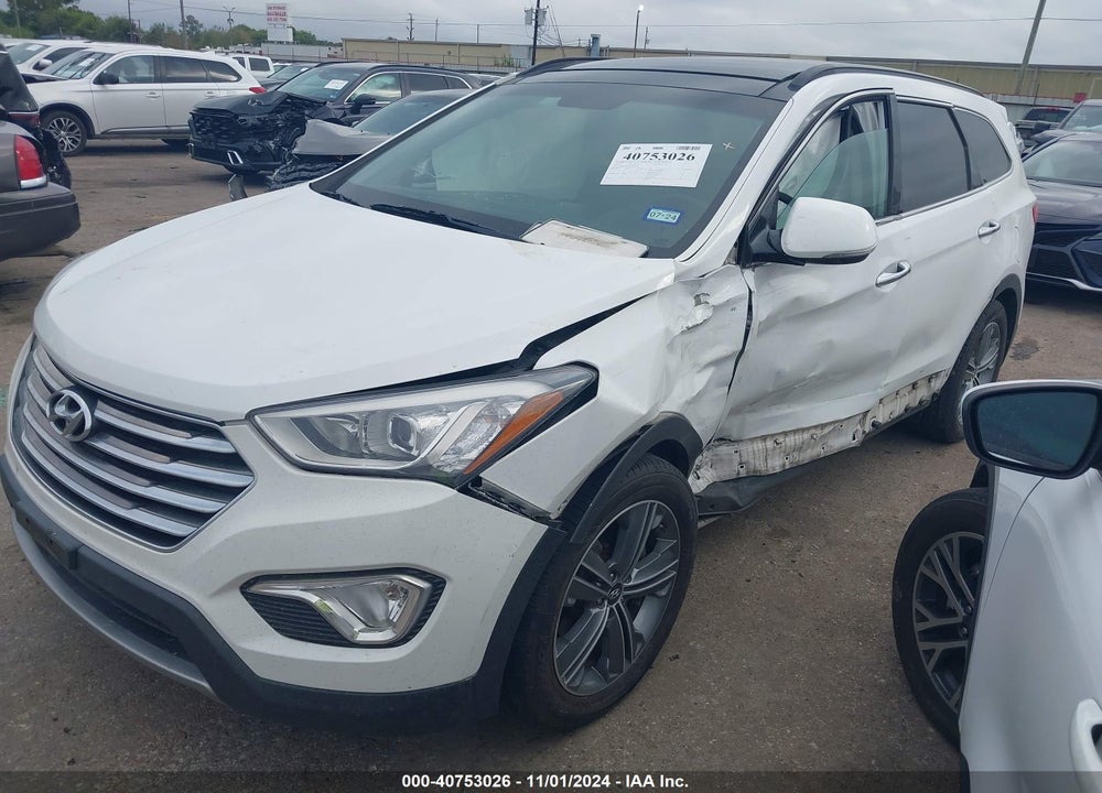 2015 HYUNDAI SANTA FE LIMITED VIN: KM8SR4HF5FU103216