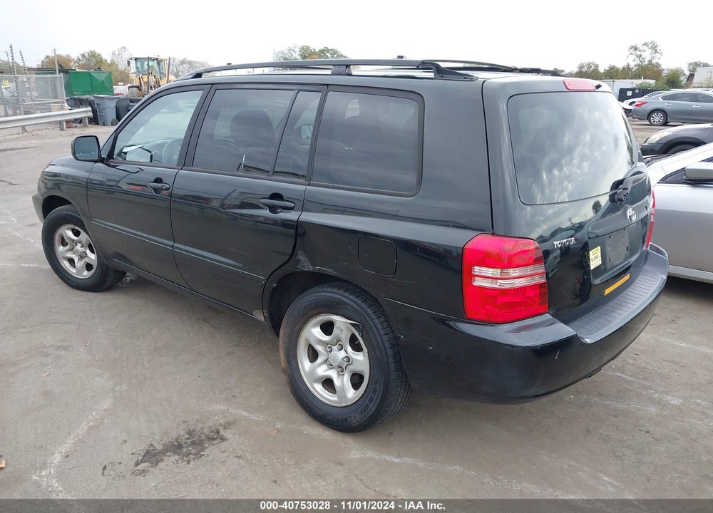 2003 TOYOTA HIGHLANDER VIN: JTEGD21A230060965