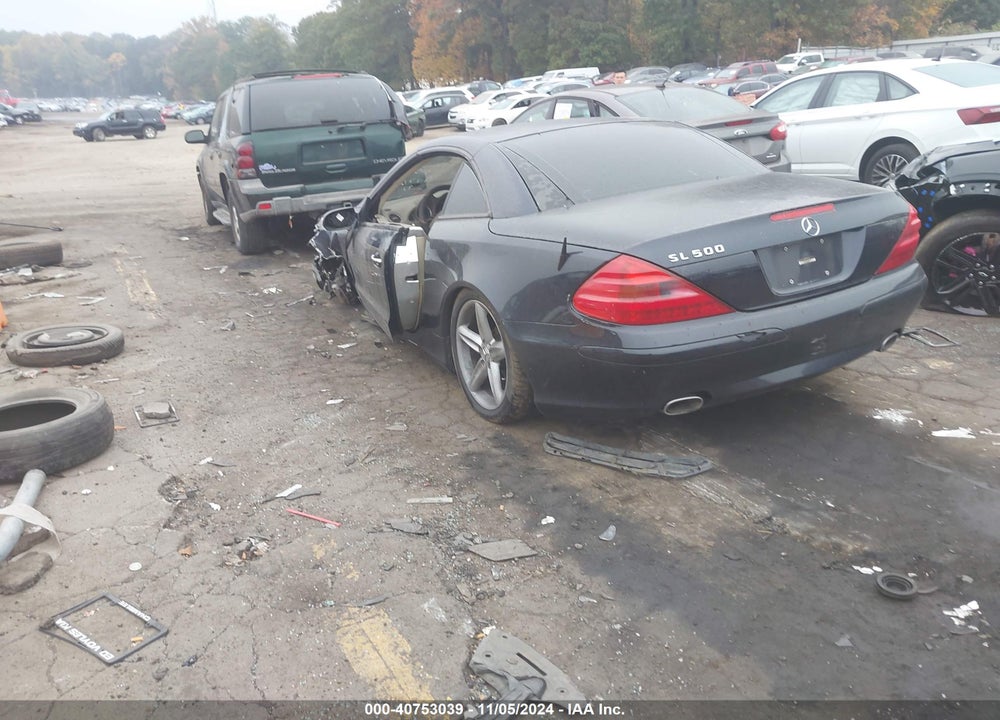 2005 MERCEDES-BENZ SL 500 VIN: WDBSK75F35F101657