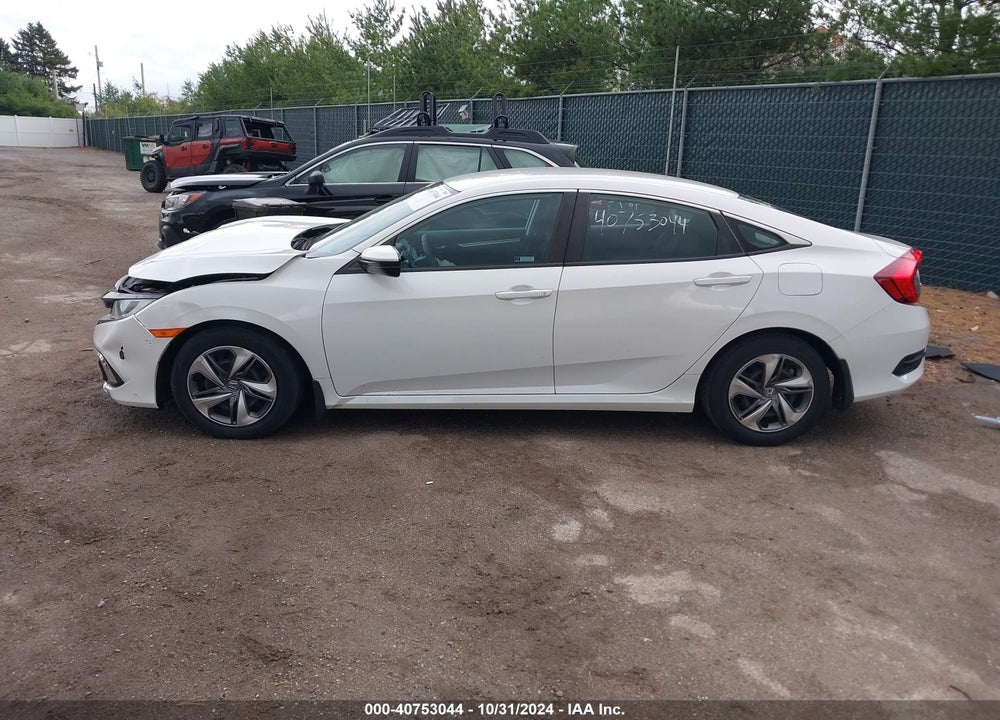 2019 HONDA CIVIC LX VIN: 2HGFC2F66KH560758