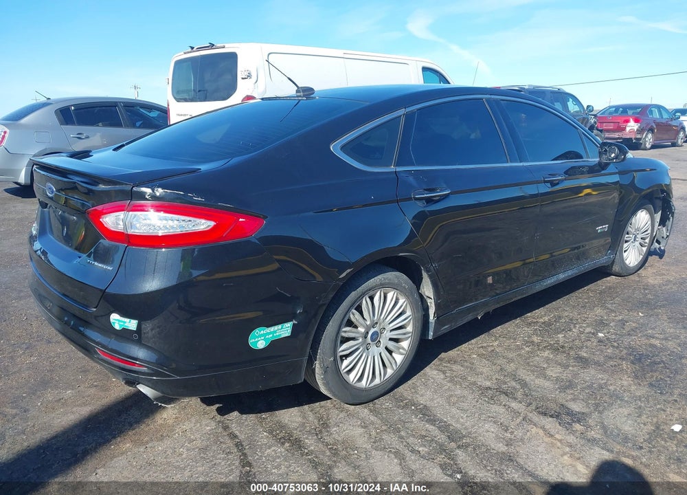 2014 FORD FUSION ENERGI TITANIUM VIN: 3FA6P0SU0ER357388