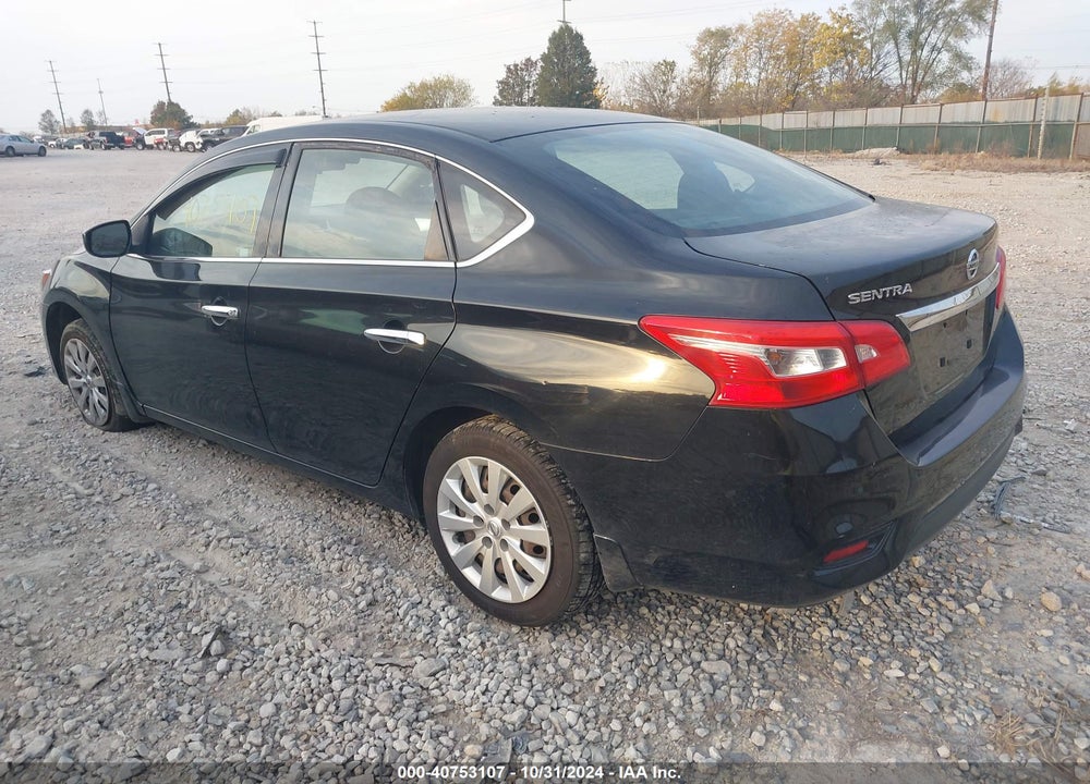 2016 NISSAN SENTRA S VIN: 3N1AB7AP0GY297454
