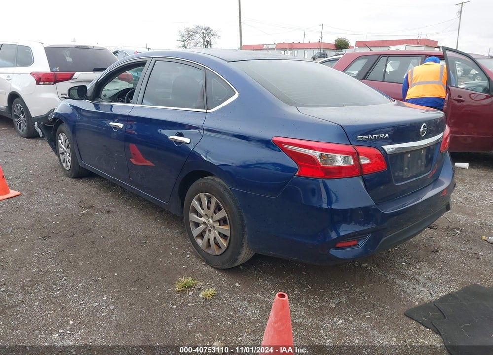 2016 NISSAN SENTRA S VIN: 3N1AB7AP7GY218782