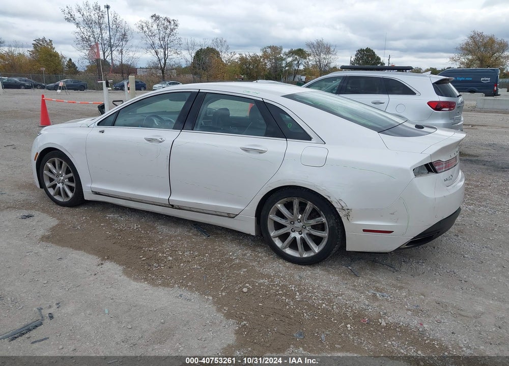 2015 LINCOLN MKZ VIN: 3LN6L2J92FR616801