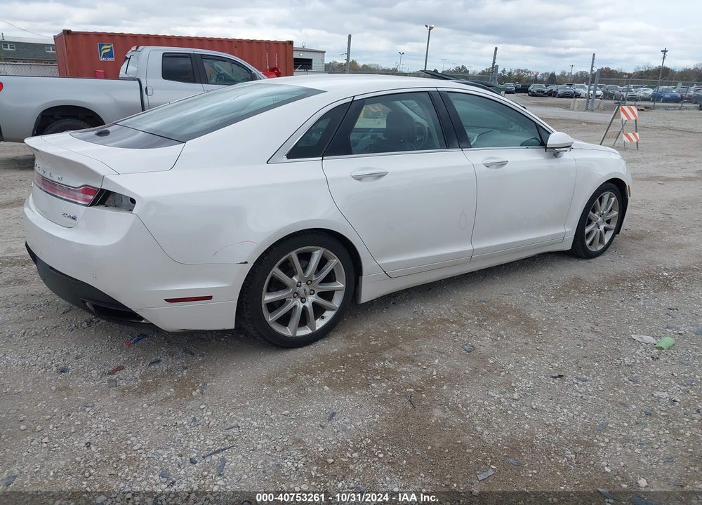 2015 LINCOLN MKZ VIN: 3LN6L2J92FR616801