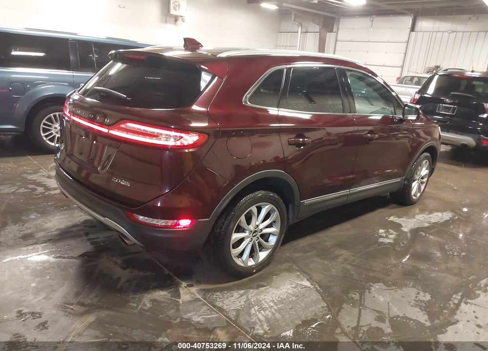2016 LINCOLN MKC SELECT VIN: 5LMCJ2D90GUJ26949