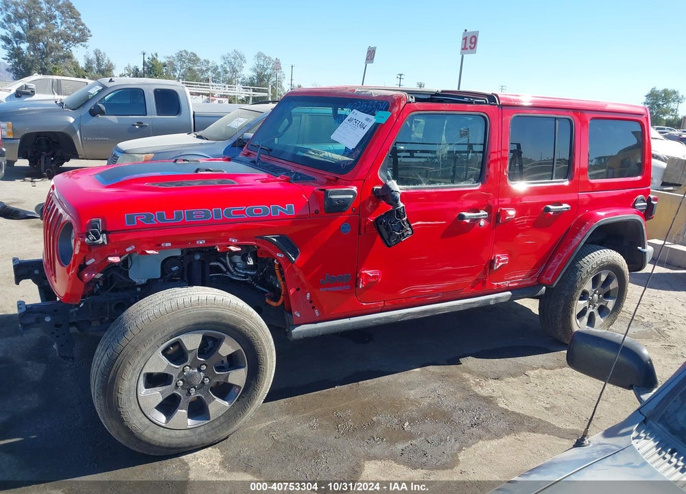 2022 JEEP WRANGLER 4XE UNLIMITED RUBICON 4X4 VIN: 1C4JJXR68NW228818