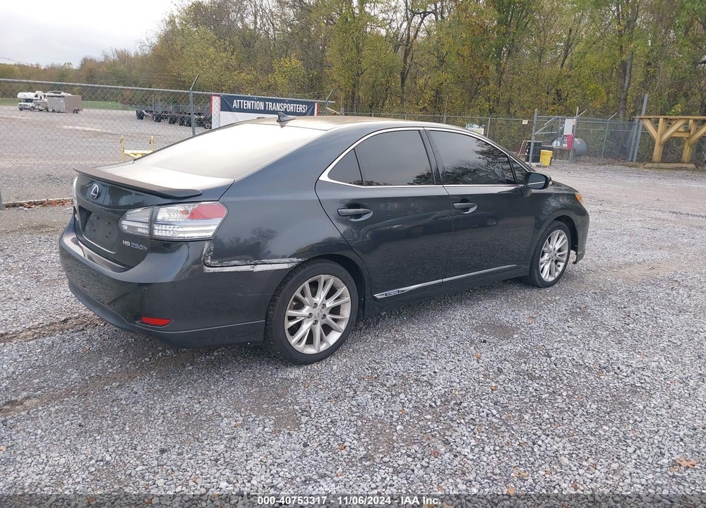 2010 LEXUS HS 250H PREMIUM VIN: JTHBB1BA8A2019690